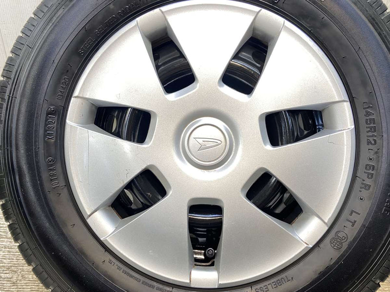 ダンロップ エナセーブ VAN01 145R12 6PR /ダイハツ純正  4.0J+ 100-4穴 4本