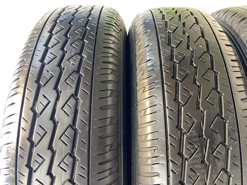 ブリヂストン K370 145/80R12 80/78LT /ダイハツ純正  4.0J+ 100-4穴 4本