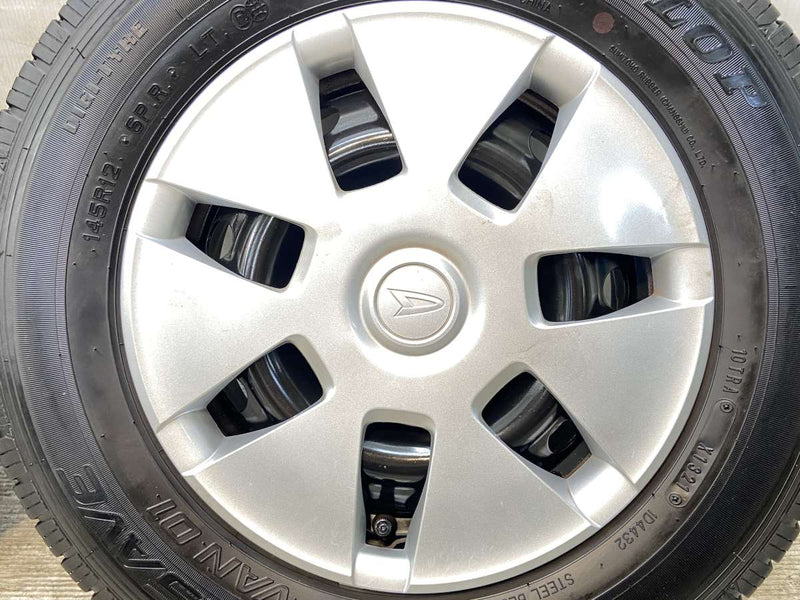 ダンロップ エナセーブ VAN01 145R12 6PR /ダイハツ純正  4.0J+ 100-4穴 4本