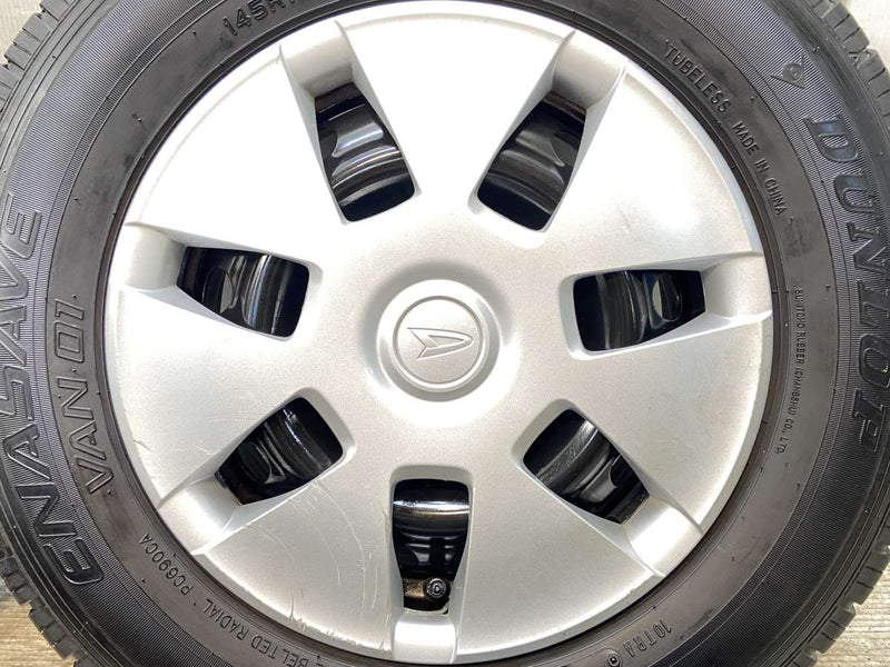 ダンロップ エナセーブ VAN01 145R12 6PR /ダイハツ純正  4.0J+ 100-4穴 4本