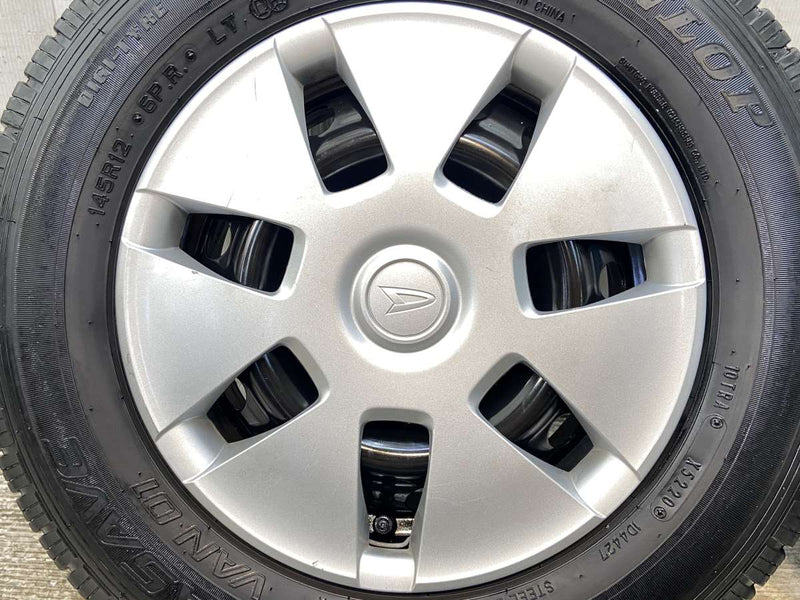 ダンロップ エナセーブ VAN01 145R12 6PR /ダイハツ純正  4.0J+ 100-4穴 4本