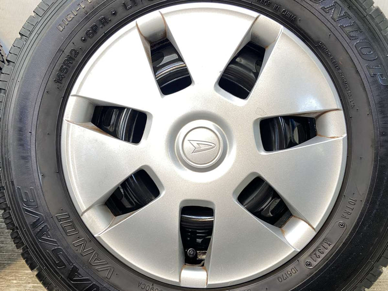 ダンロップ エナセーブ VAN01 145R12 6PR /ダイハツ純正  4.0J+ 100-4穴 4本