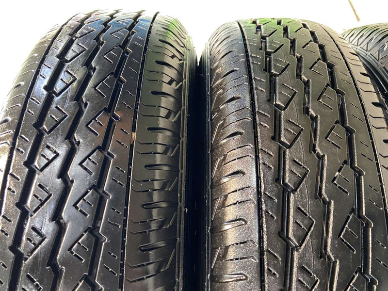 ブリヂストン K370 145/80R12 80/78LT /ダイハツ純正  4.0J+ 100-4穴 4本