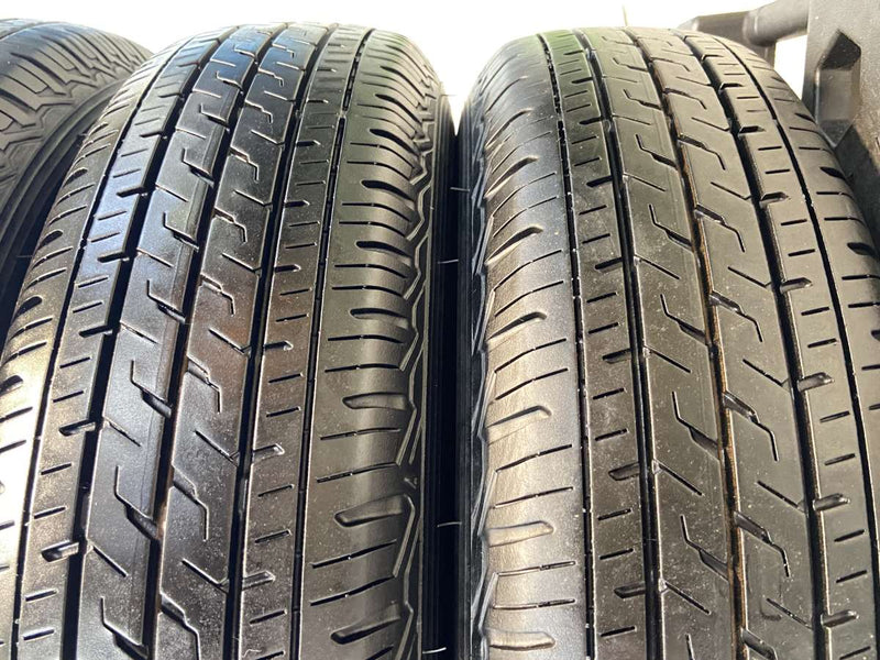 ブリヂストン エコピアR710A 145/80R12 80/78LT /スズキ純正  4.0J+ 100-4穴 4本