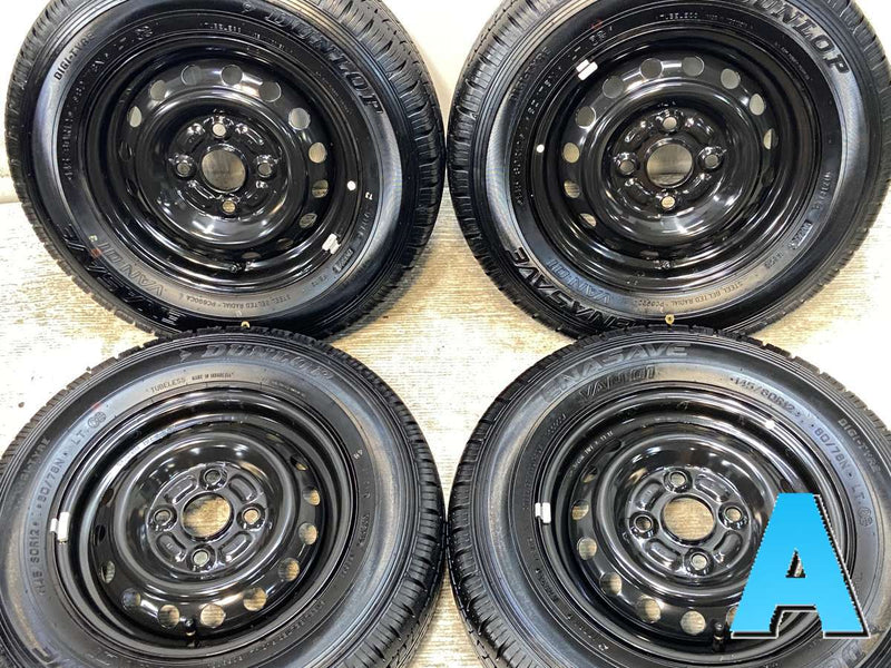 ダンロップ エナセーブ VAN01 145/80R12 80/78LT /ダイハツ純正  4.0J+ 100-4穴 4本