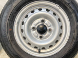 ヨコハマ ブルーアースVAN RY55 145/80R12 80/78LT /ダイハツ純正  4.0J+ 100-4穴 4本