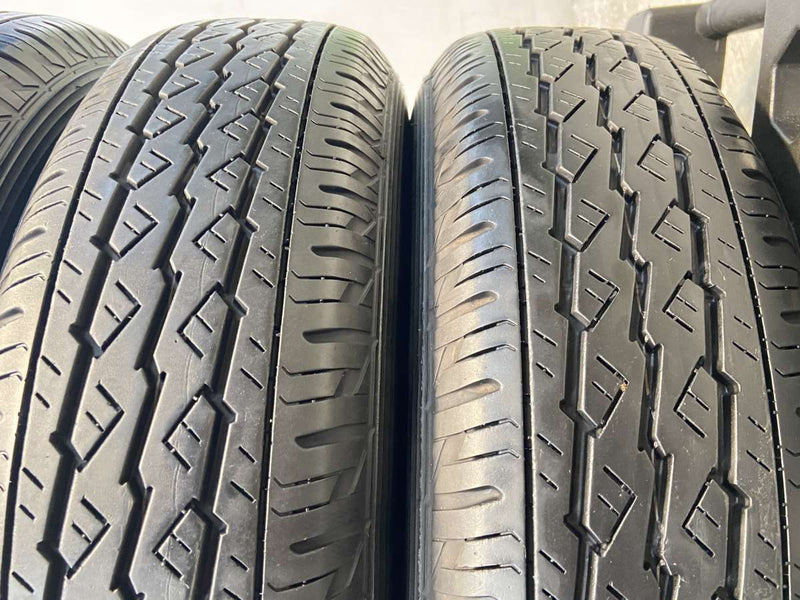 ブリヂストン K370 145/80R12 80/78LT /ダイハツ純正  4.0J+ 100-4穴 4本