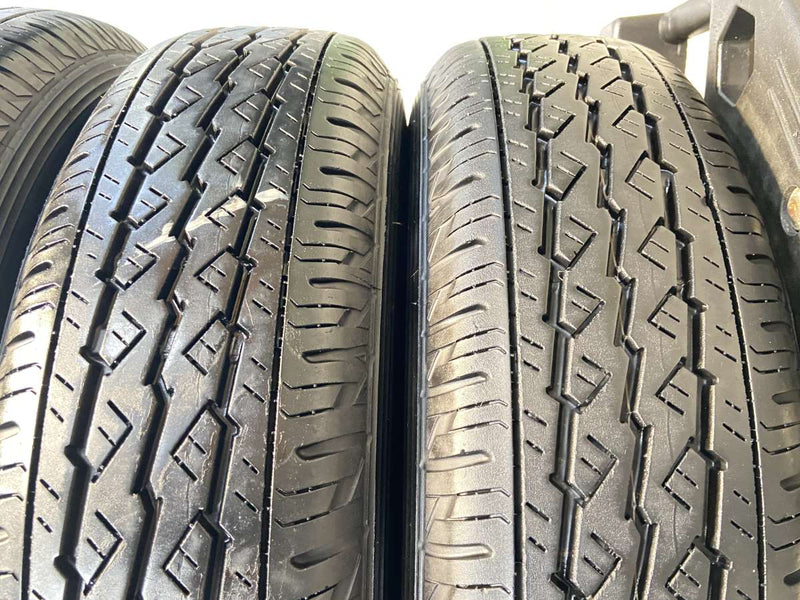 ブリヂストン K370 145/80R12 80/78LT /ダイハツ純正  4.0J+ 100-4穴 4本