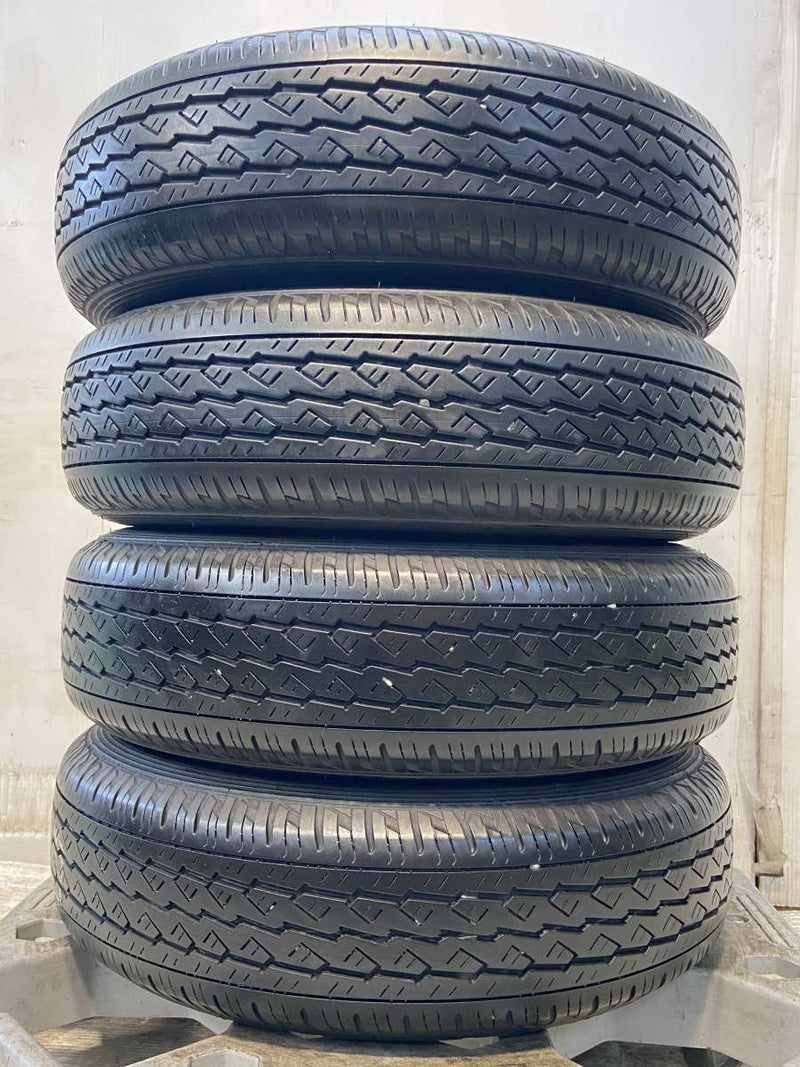 ブリヂストン K370 145/80R12 80/78LT /　 TOPY A10D 4.0J+ 100-4穴 4本