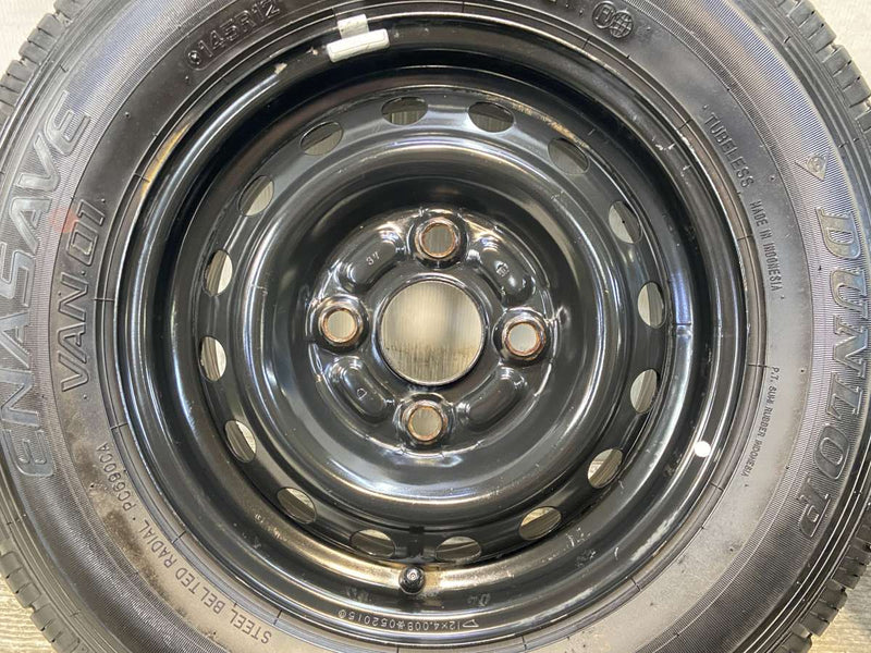 ダンロップ エナセーブ VAN01 145R12 6PR /ダイハツ純正  4.0J+ 100-4穴 4本