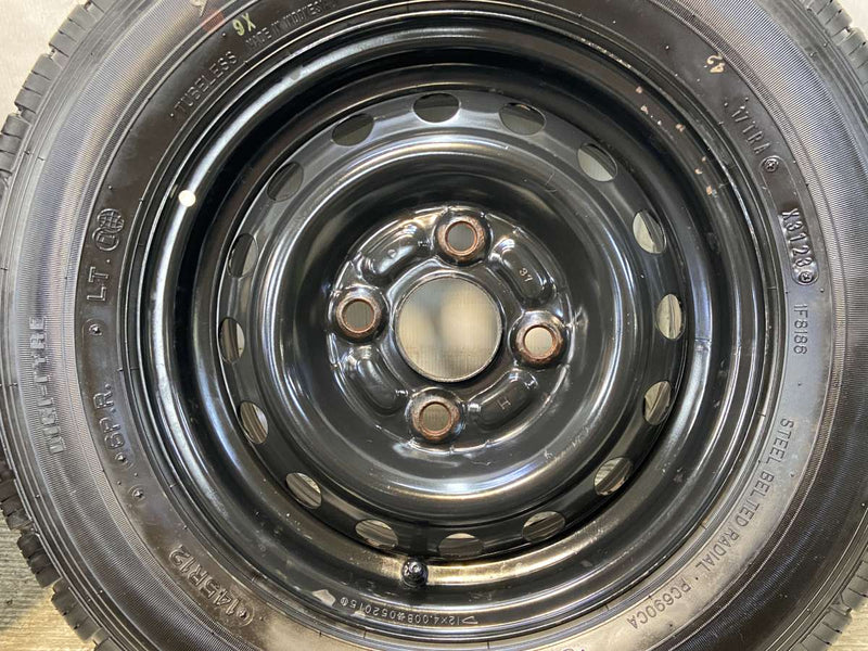 ダンロップ エナセーブ VAN01 145R12 6PR /ダイハツ純正  4.0J+ 100-4穴 4本