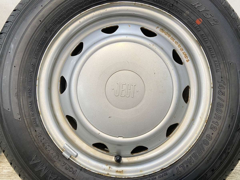 ヨコハマ ジョブ RY52 145/80R12 80/78LT /　 JECT WD 4.0J+ 100/110/114.3-4穴 4本