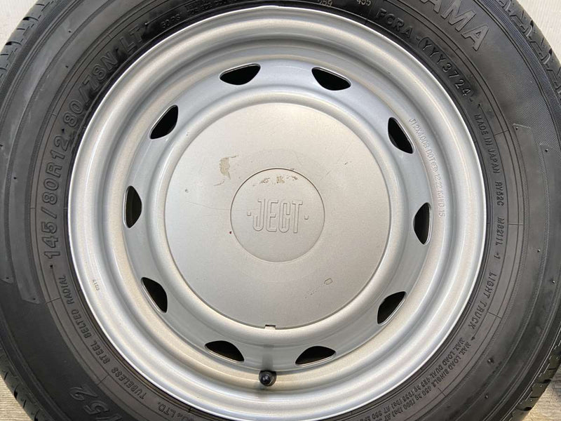 ヨコハマ ジョブ RY52 145/80R12 80/78LT /　 JECT WD 4.0J+ 100/110/114.3-4穴 4本