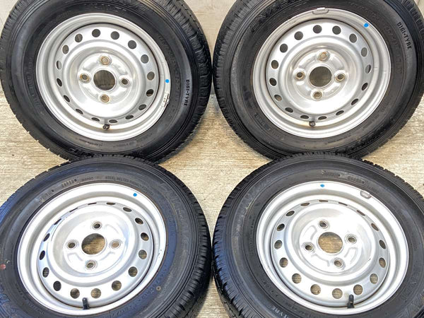 ダンロップ エナセーブ VAN01 145/80R12 80/78LT /スズキ純正  4.0J+ 100-4穴 4本