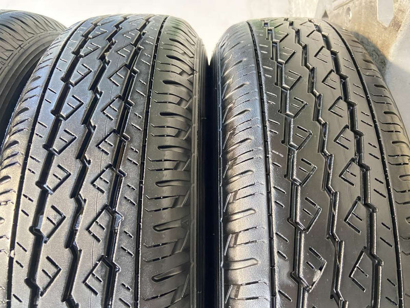 ブリヂストン K370 145/80R12 80/78LT /ダイハツ純正  4.0J+ 100-4穴 4本