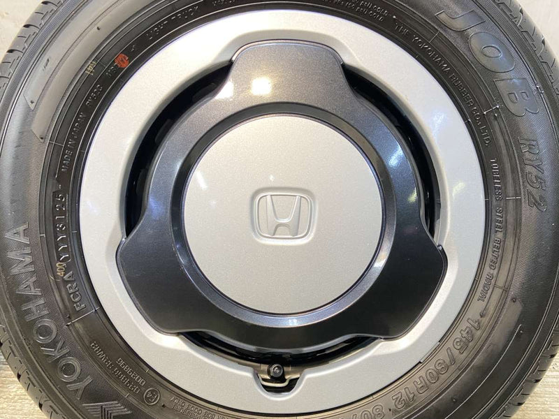 ヨコハマ JOB RY52 145/80R12 80/78LT /ホンダ純正  4.0J+ 100-4穴 4本