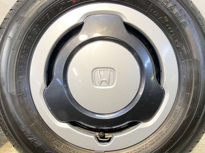 ヨコハマ JOB RY52 145/80R12 80/78LT /ホンダ純正  4.0J+ 100-4穴 4本