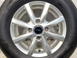 ブリヂストン エコピア R710 145/80R12 80/78N LT /ブリヂストン TOPRUN 4.0J+42 100-4穴 4本