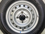 ブリヂストン K370 145/80R12 80/78N LT /マツダ純正  4.0J+ 100-4穴 4本