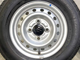 ヨコハマ スーパーバン 356 145/80R12 80/78N LT /スズキ純正  4.0J+ 100-4穴 4本