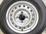 ヨコハマ スーパーバン 356 145/80R12 80/78N LT /スズキ純正  4.0J+ 100-4穴 4本