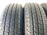ヨコハマ スーパーバン 356 145/80R12 80/78N LT /スズキ純正  4.0J+ 100-4穴 4本