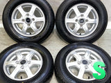ブリヂストン K370 145/80R12 80/78N LT /　 FEID 4.0J+40 100-4穴 4本