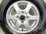 ブリヂストン K370 145/80R12 80/78N LT /　 FEID 4.0J+40 100-4穴 4本