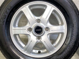 ブリヂストン K370 145/80R12 80/78N LT /　 FEID 4.0J+40 100-4穴 4本