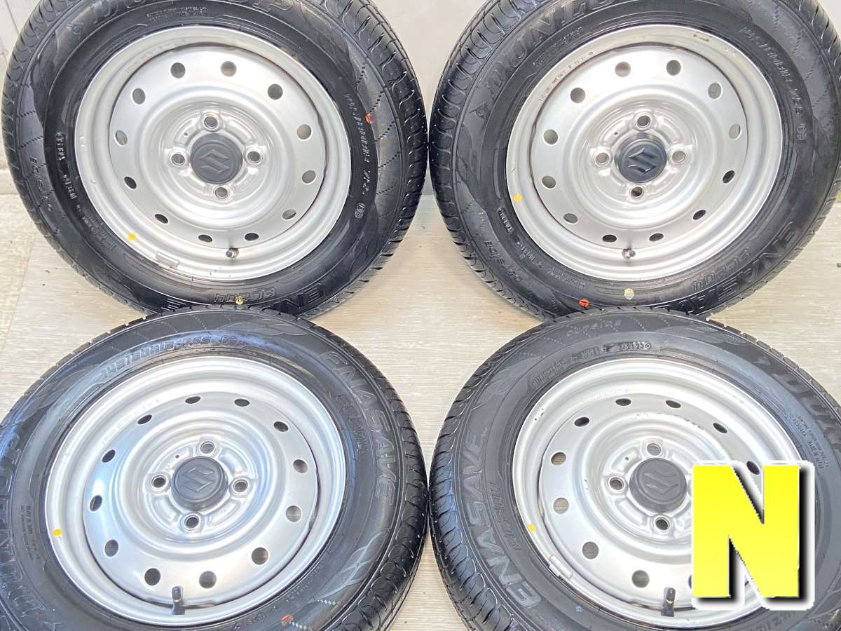 ダンロップ エナセーブ EC204 145/80R13 /スズキ純正 4.0J+ 100-4穴 4 