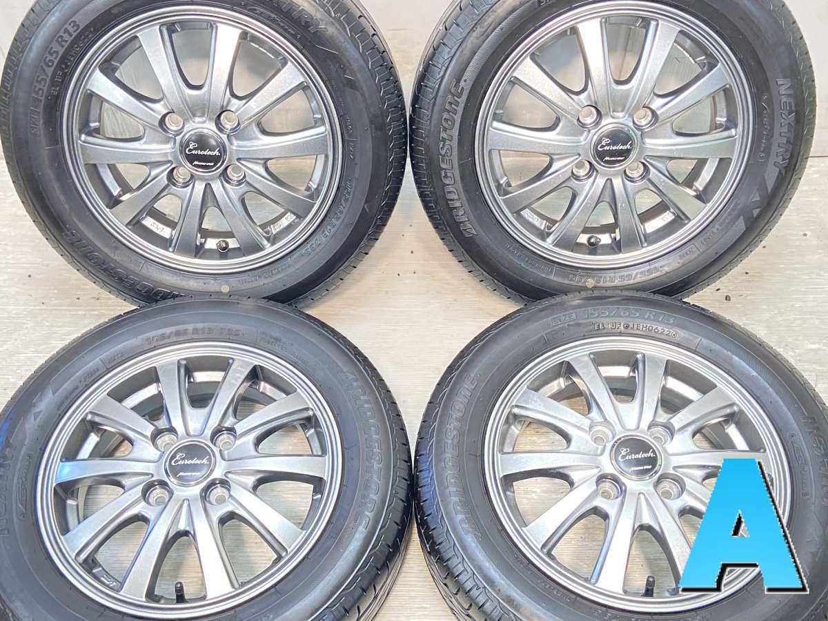 ブリヂストン ネクストリー 155/65R13 /　 MANARAYSPORT 4.0J+43 100-4穴 4本