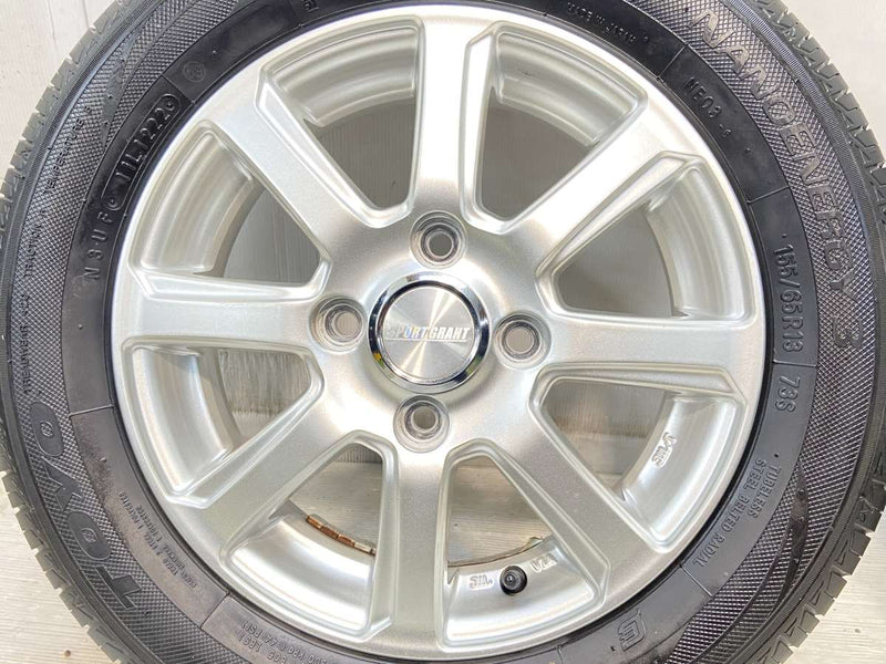 トーヨータイヤ ナノエナジー3 155/65R13  /　 SPORT GRAHT 4.0J+43 100-4穴 4本