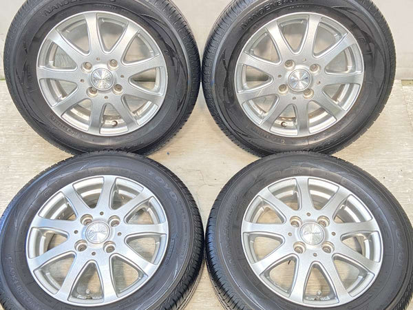 トーヨータイヤ ナノエナジー3 155/70R13  /　 エクシーダー 4.0J+43 100-4穴 4本