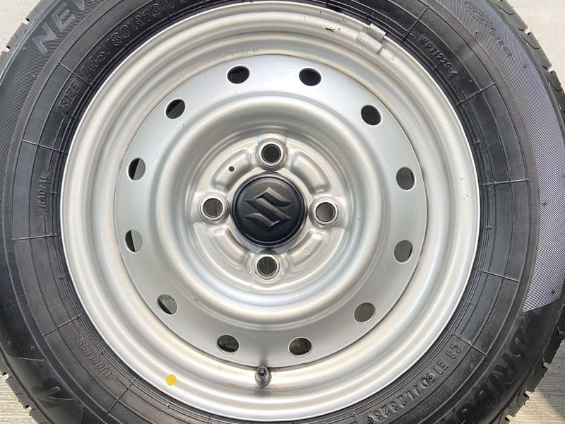 ブリヂストン NEWNO 145/80R13  /スズキ純正  4.0J+ 100-4穴 4本