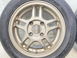 ダンロップ EC202 155/65R13  /　  4.5J+42 100-4穴 4本