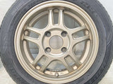 ダンロップ EC202 155/65R13  /　  4.5J+42 100-4穴 4本