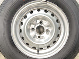 ブリヂストン RD-613 STEEL 165/80R13 90/88LT /日産純正  5.0J+ 100-4穴 4本