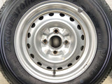 ブリヂストン V600 165R13 6PR /日産純正  5.0J+ 100-4穴 4本