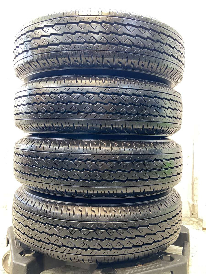 ブリヂストン V600 165R13 6PR /日産純正  5.0J+ 100-4穴 4本