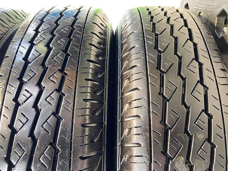 ブリヂストン V600 165R13 6PR /日産純正  5.0J+ 100-4穴 4本