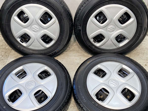 ブリヂストン NEWNO 145/80R13  /スズキ純正  4.0J+ 100-4穴 4本