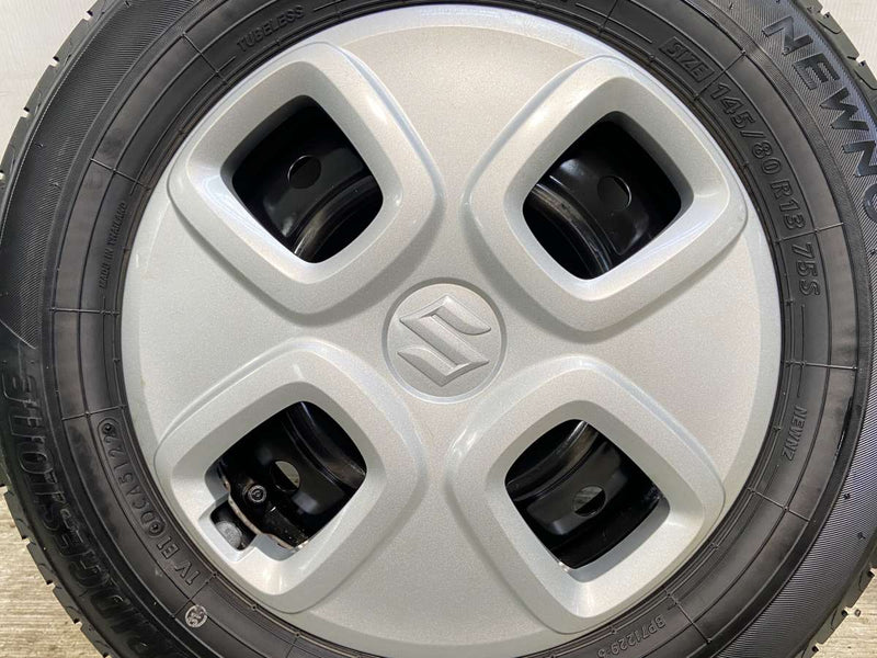 ブリヂストン NEWNO 145/80R13  /スズキ純正  4.0J+ 100-4穴 4本