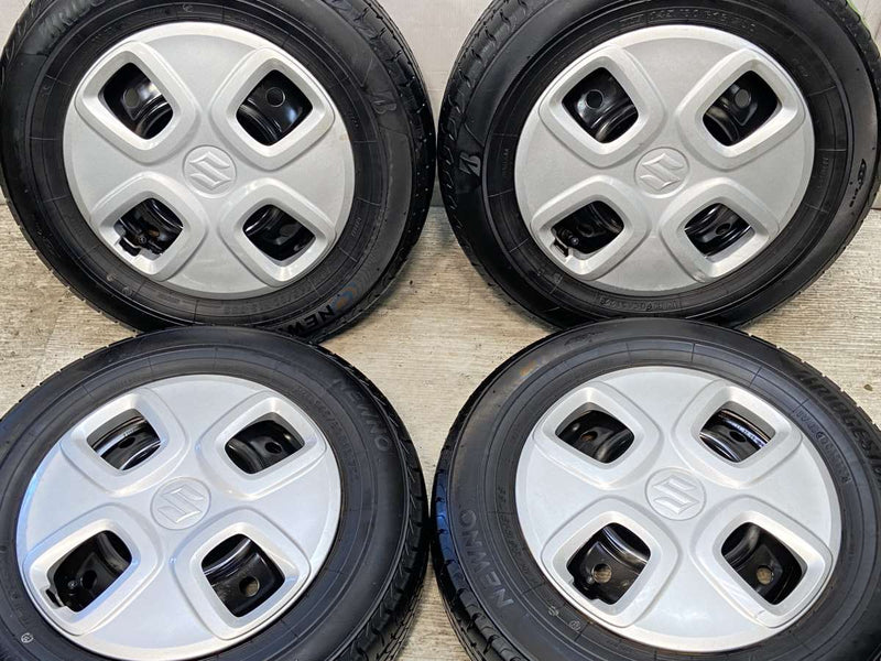 ブリヂストン NEWNO 145/80R13  /スズキ純正  4.0J+ 100-4穴 4本