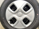 ダンロップ エナセーブ EC300 145/80R13  /スズキ純正  4.0J+ 100-4穴 4本