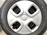 ダンロップ エナセーブ EC300 145/80R13  /スズキ純正  4.0J+ 100-4穴 4本