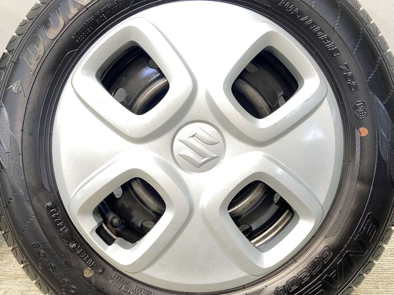 ダンロップ エナセーブ EC204 145/80R13  /スズキ純正  4.0J+ 100-4穴 4本