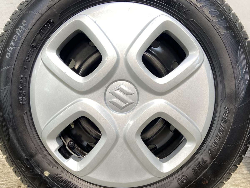 ダンロップ エナセーブ EC204 145/80R13  /スズキ純正  4.0J+ 100-4穴 4本