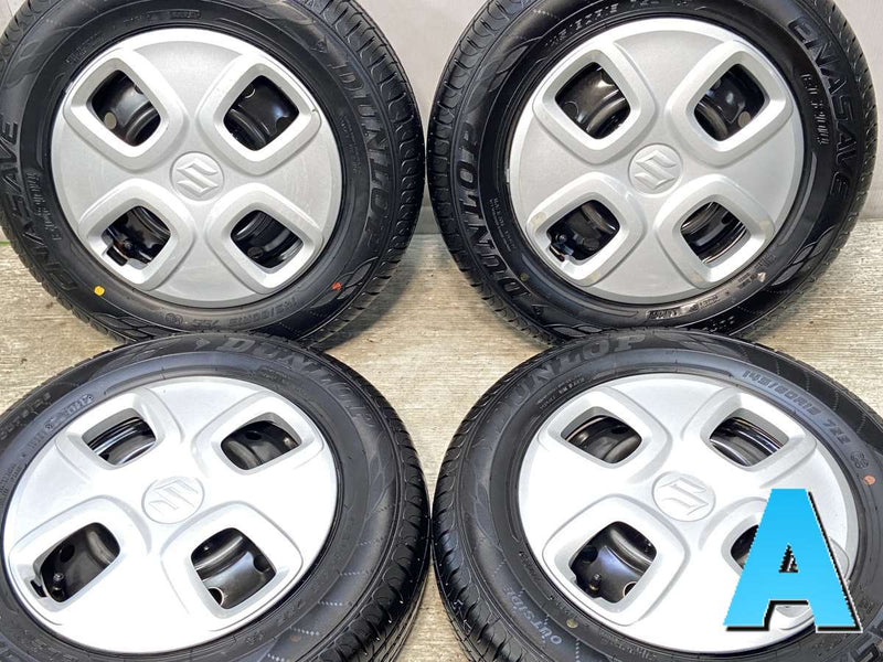 ダンロップ エナセーブ EC204 145/80R13  /スズキ純正  4.0J+ 100-4穴 4本