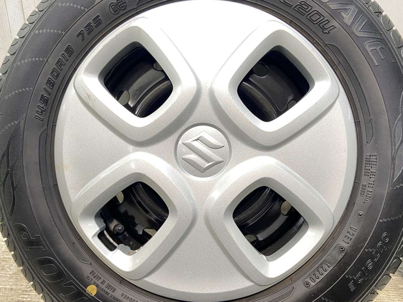 ダンロップ エナセーブ EC204 145/80R13  /スズキ純正  4.0J+ 100-4穴 4本