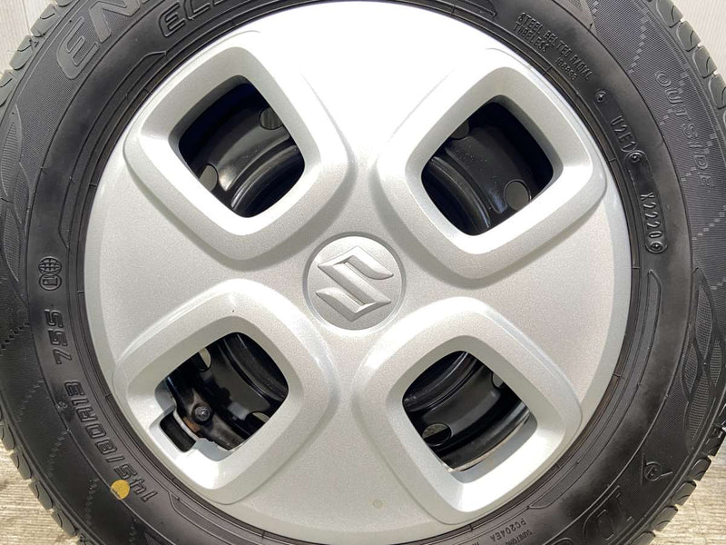 ダンロップ エナセーブ EC204 145/80R13  /スズキ純正  4.0J+ 100-4穴 4本